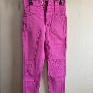 VINTAGE Wrangler Bright Pink Denim
